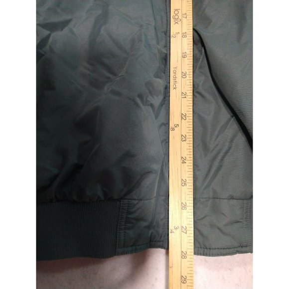 Columbia Mens Vintage Falmouth Parka Jacket Fleece Lined Medium Weight XXL Green - Picture 4 of 9